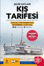 Şehir Hatları Tarife Kitapçığı şehir hatları tarife