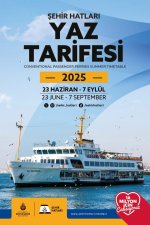 şehir hatları tarife