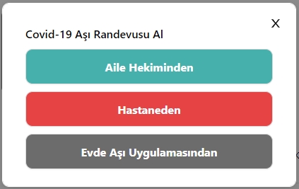 mhrs covid 19 aşı randevusu