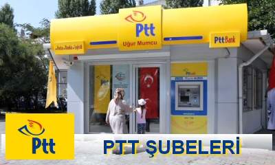 ptt şubeleri