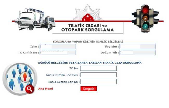 Ehliyete Trafik Cezası Sorgulama