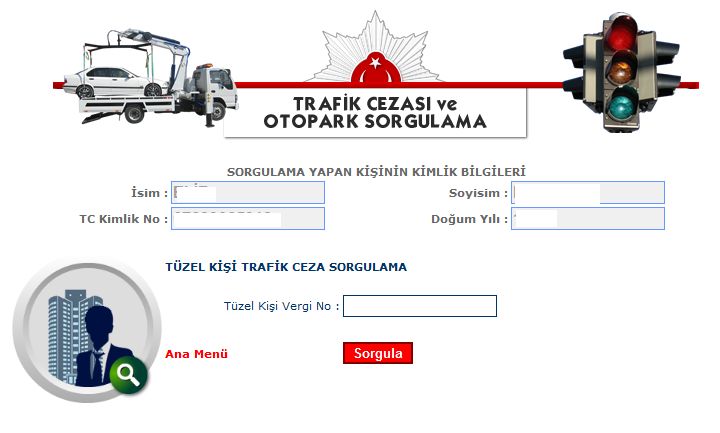 Şirket Aracı Trafik Cezası Sorgulama