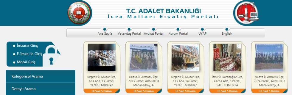 uyap e-satış portalı